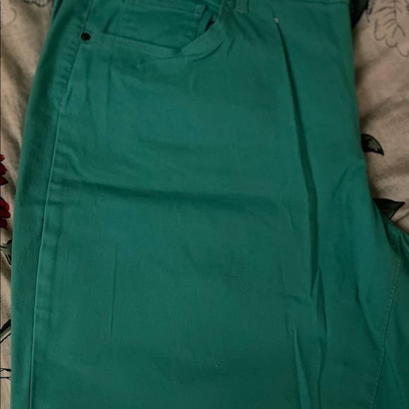Crown & Ivy women’s size 18 wide short green pants (nwt) - Picture 3 of 4